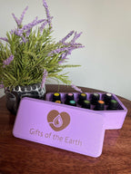 Customizable Essential Oils Box – Personalized Organizer for 15ml Bottles | Storage Case for Aromatherapy Lovers